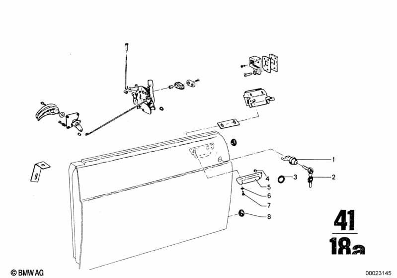 Front door control/door lock