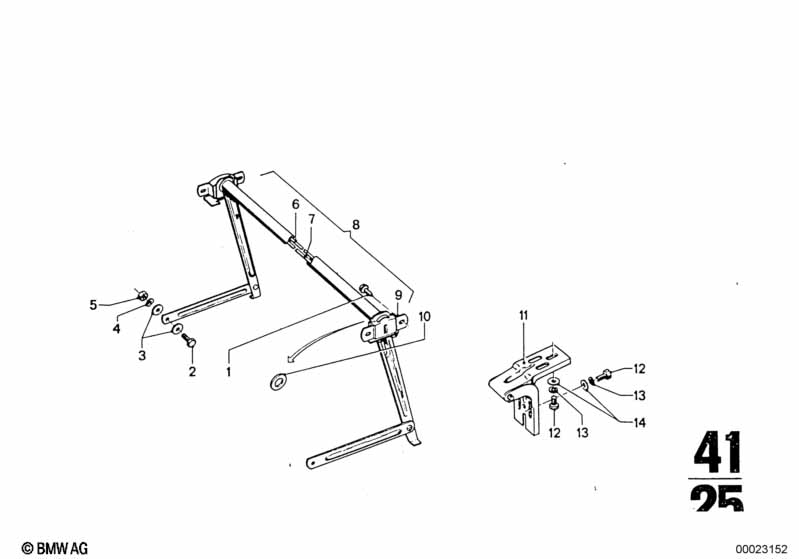 Engine hood/torsion spring/sealing