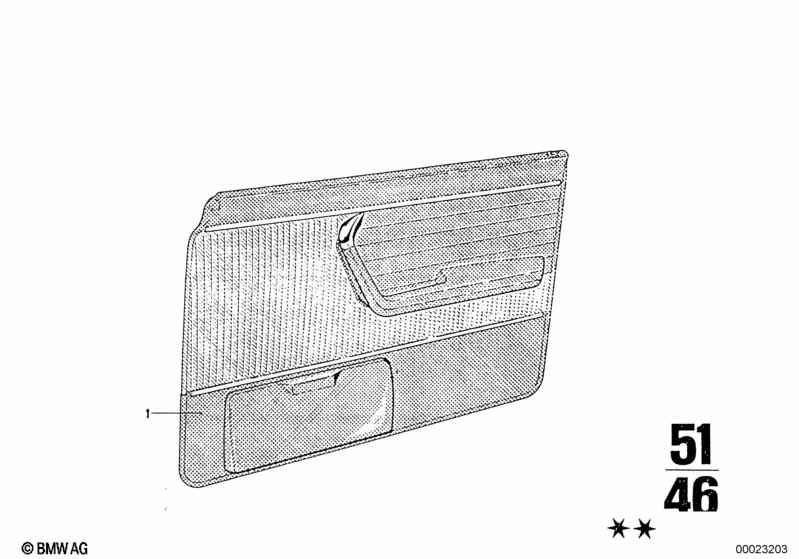 Door trim panel assy, front