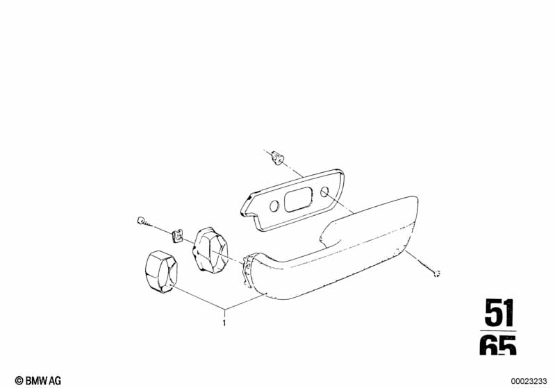 Armrest, rear