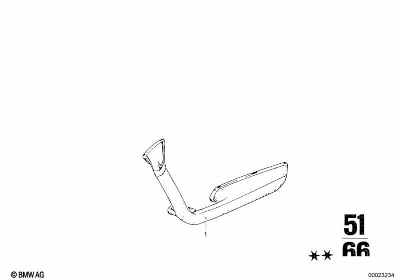 Armrest, rear