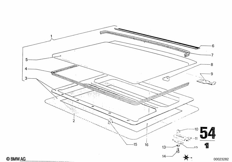 Sliding roof