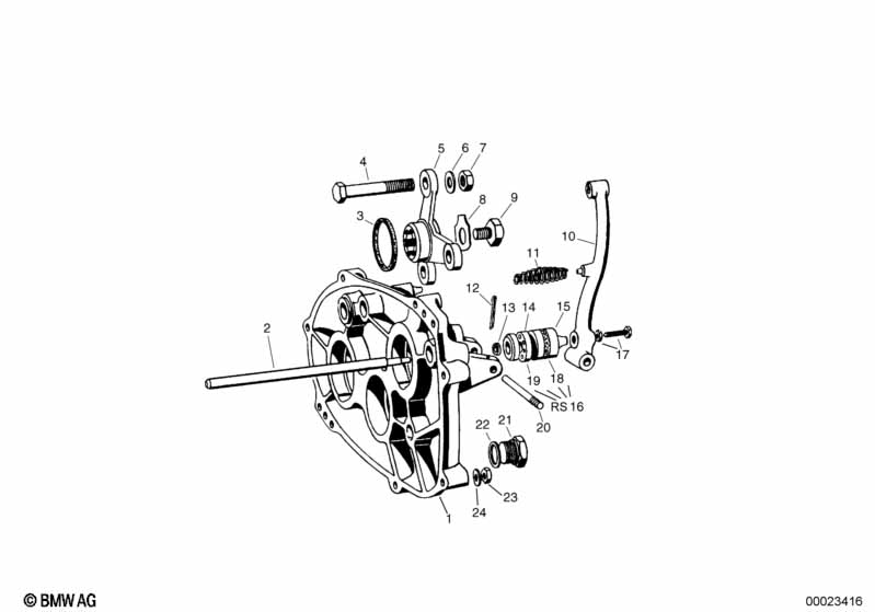 Genuine BMW 23121451024 Shaft Seal 25X40X7 (Inc. Isetta 250 & Isetta 300) | ML Performance EU Car Parts
