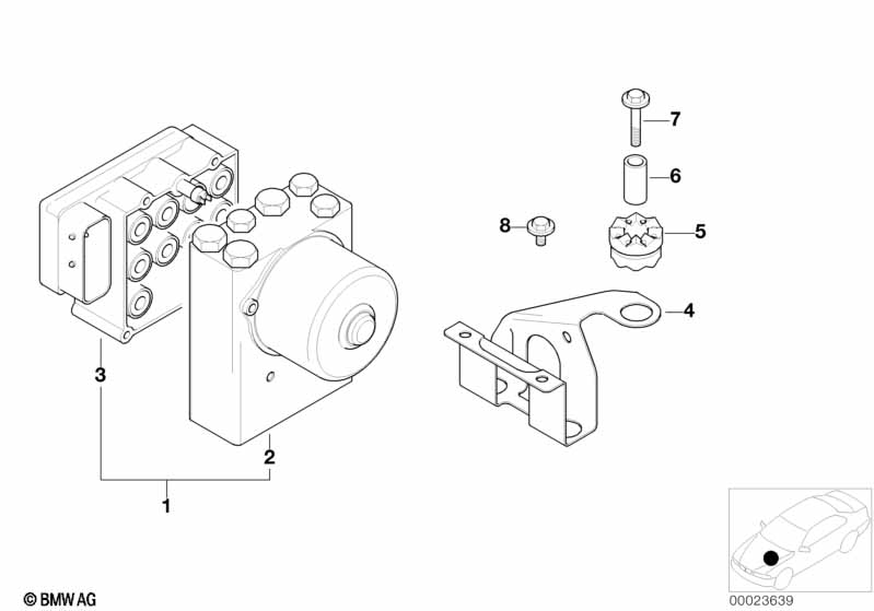 Genuine BMW 34516756289 E36 E46 Repair Kit, Control Unit Asc (Inc. Z3 1.8, Z3 3.0i & 316Ci) | ML Performance EU Car Parts