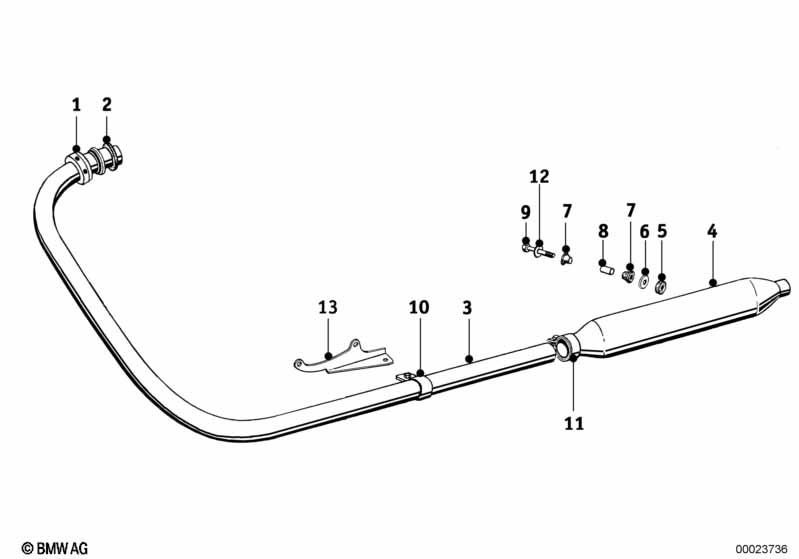 Genuine BMW 18214090130 Spacer Sleeve R25/3 (Inc. R25/3) | ML Performance EU Car Parts