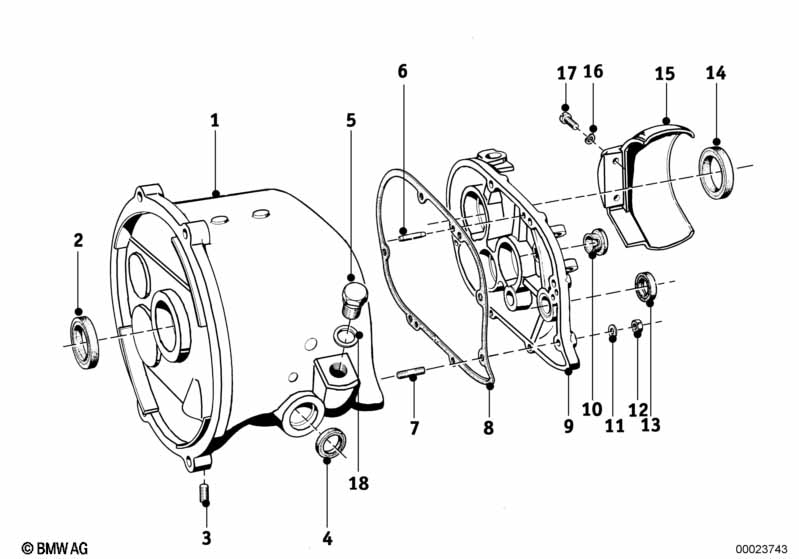 Genuine BMW 23121338741 Gasket Ring 28X17X7 (Inc. R90S & R25/2) | ML Performance UK Car Parts