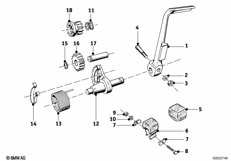 Genuine BMW 23511056112 Spring (Inc. R27, R75/5 & R69 S) | ML Performance UK Car Parts
