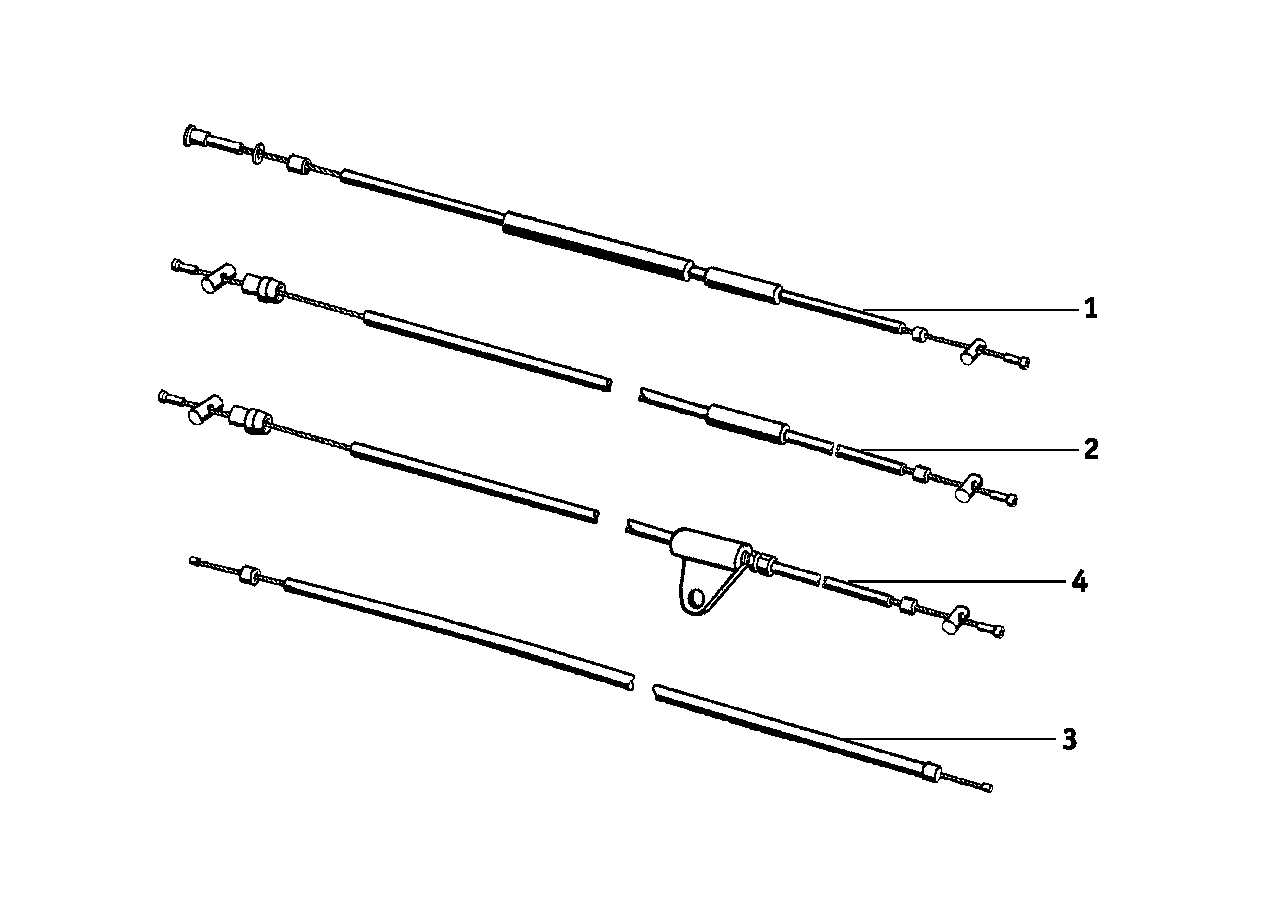 Genuine BMW 34110007839 Brake Cable Assembly (Inc. R25/2, R24 & R25) | ML Performance UK Car Parts