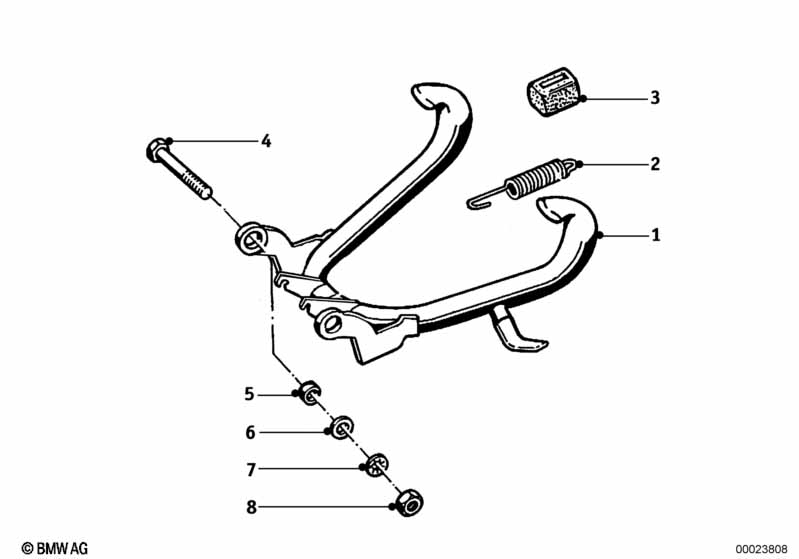 Genuine BMW 46524028002 Center Stand (Inc. R26) | ML Performance UK Car Parts