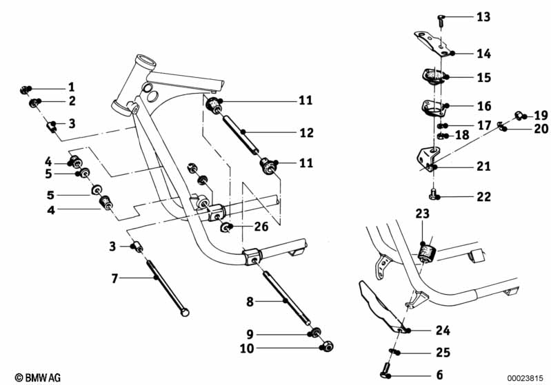 Genuine BMW 11814034126 Angle Iron (Inc. R27) | ML Performance UK Car Parts