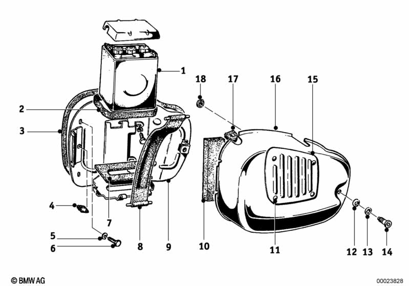 Genuine BMW 61218042140 Tension Strap KURZ (Inc. R26, R60/2 & R60) | ML Performance EU Car Parts