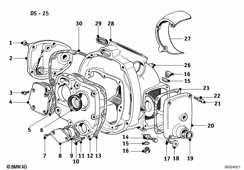 Genuine BMW 23121338740 Shaft Seal 26X16X7 (Inc. R45) | ML Performance UK Car Parts