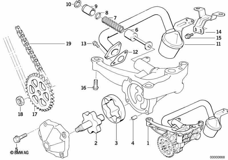 Genuine BMW 11411735896 E34 Suction Pipe (Inc. 525ix) | ML Performance UK Car Parts