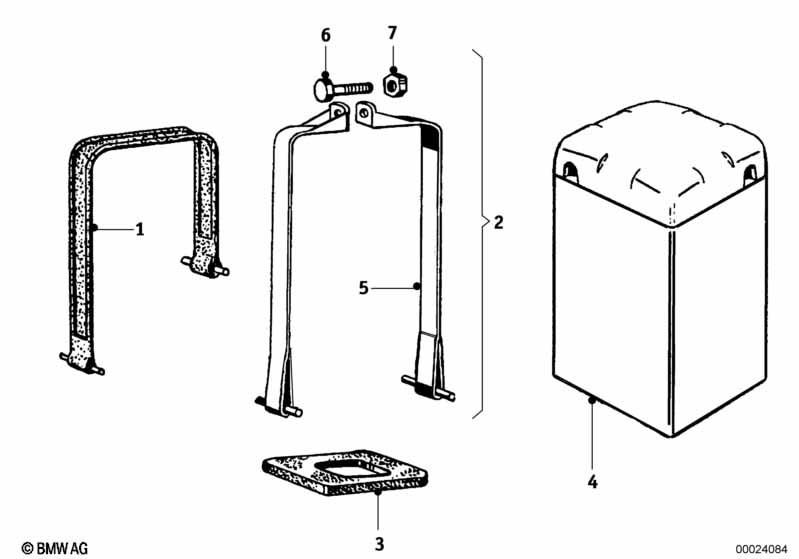 Genuine BMW 61218042220 Set Tension Strap R51/2-68 (Inc. R68, R67/2/3 & R51/2) | ML Performance EU Car Parts