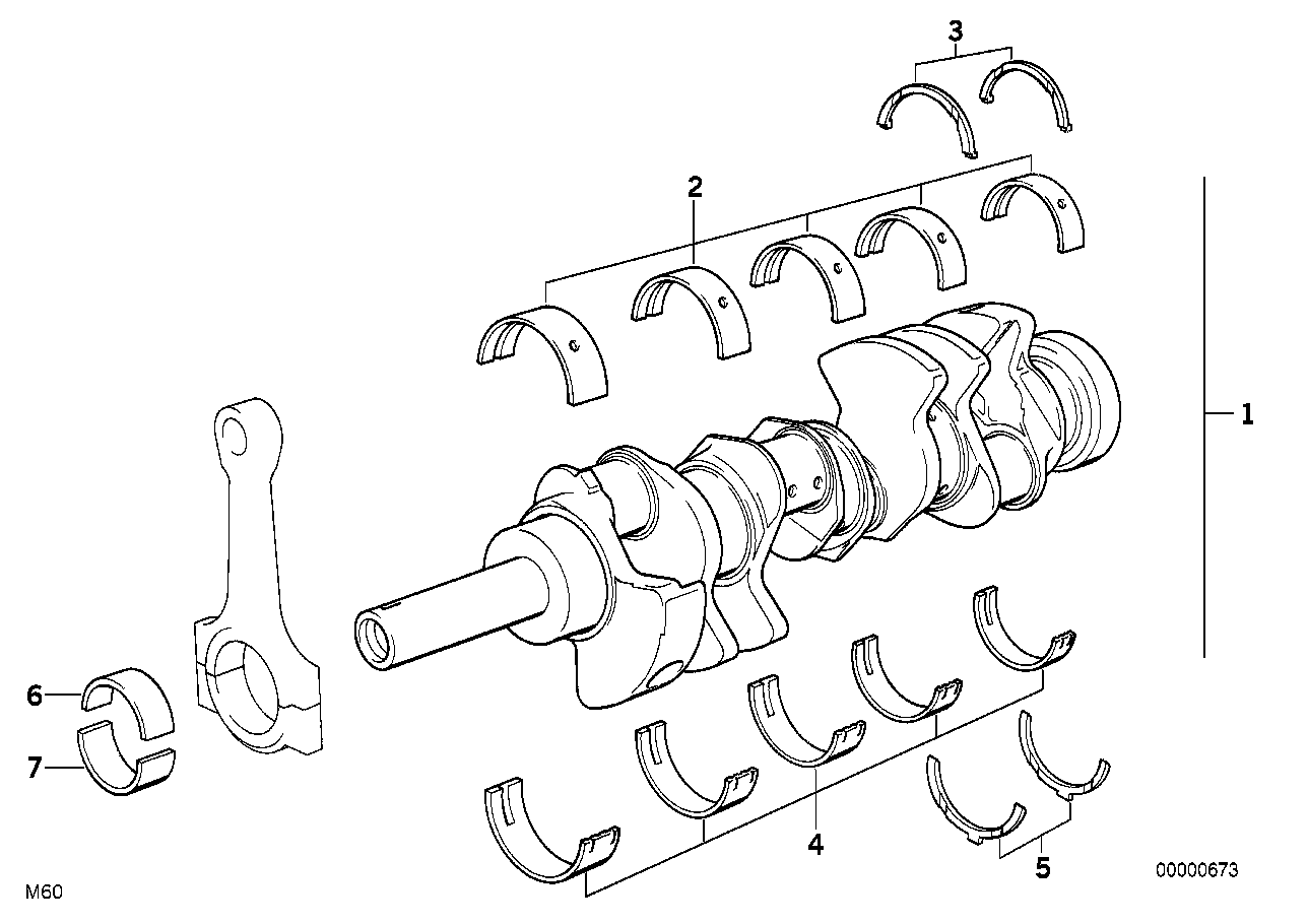 Genuine BMW 11211702147 E39 E38 E53 Upper Guide Washer 2,43MM (Inc. 540iP, 740i & 730iL) | ML Performance UK Car Parts