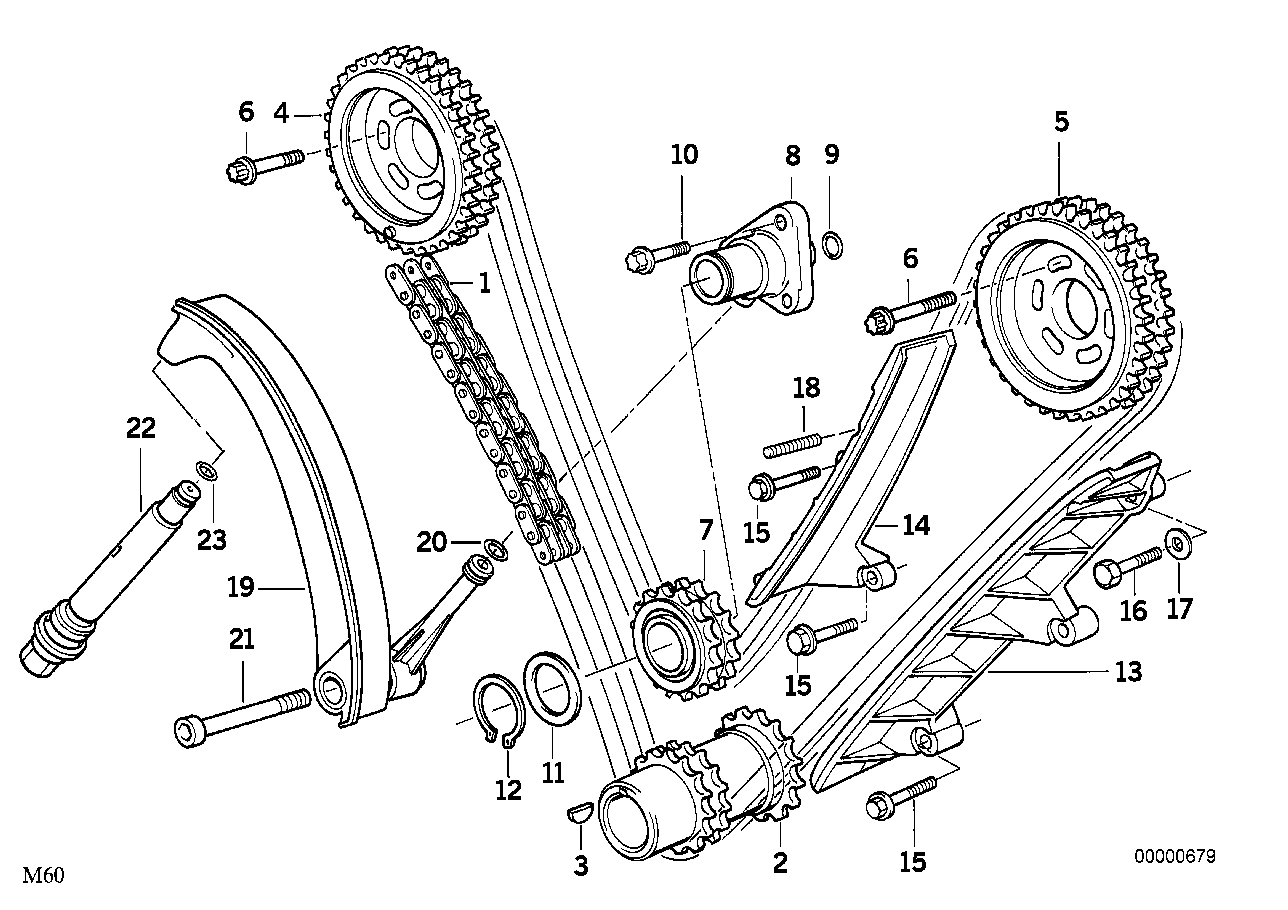 Genuine BMW 11311736275 E34 E38 E32 Guide Rail (Inc. 740iL, 730iL & 730i) | ML Performance UK Car Parts