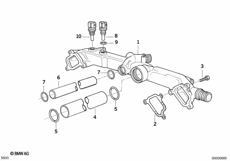 Genuine BMW 11531710048 E39 RR4 O-Ring 34,2X4,0mm (Inc. 535i, 745Li & 745LiS) | ML Performance UK Car Parts