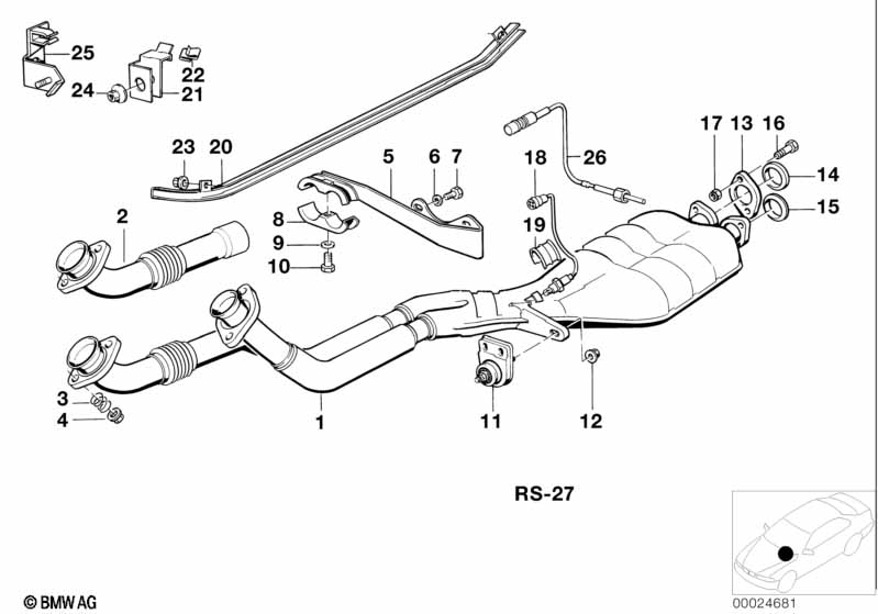 Genuine BMW 11761711695 E34 E32 Holder (Inc. 735iL, 730i & 530i) | ML Performance UK Car Parts