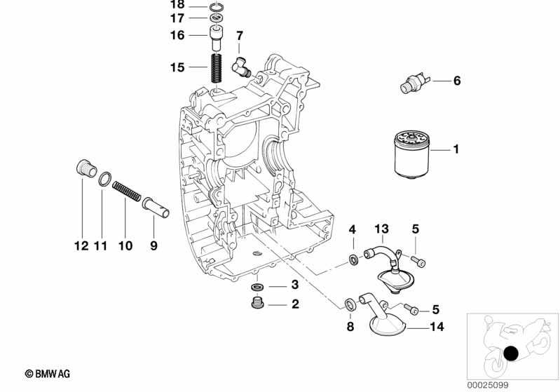 Lubrication system-Oil filter