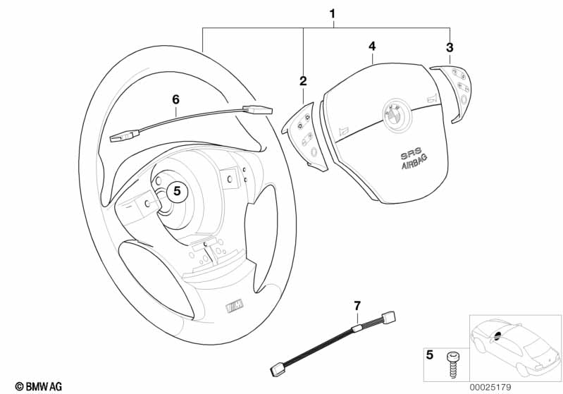 Volante M sport, airbag-smart, multifunz