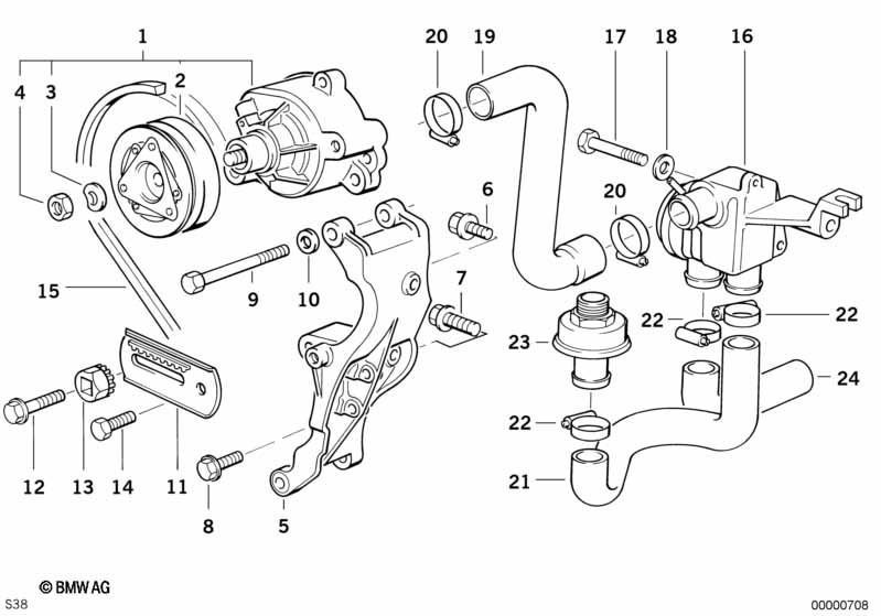 Genuine BMW 11721312815 E34 Adjusting Bar (Inc. M5 3.8, M5 3.6 & M5) | ML Performance UK Car Parts