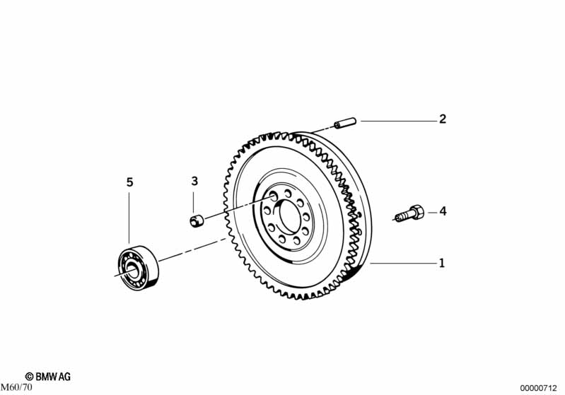 Genuine BMW 11221736395 E31 Flywheel (Inc. 850Ci & 850CSi) | ML Performance UK Car Parts