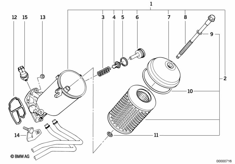 Lubrication system-Oil filter