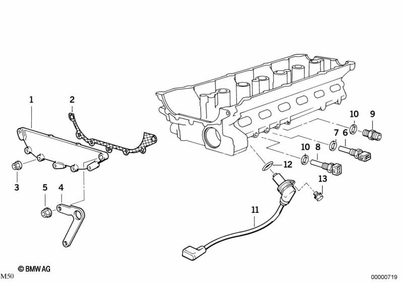 Genuine BMW 12141726548 E36 E34 Trigger Contact (Inc. 520i, 525i & 325i) | ML Performance UK Car Parts