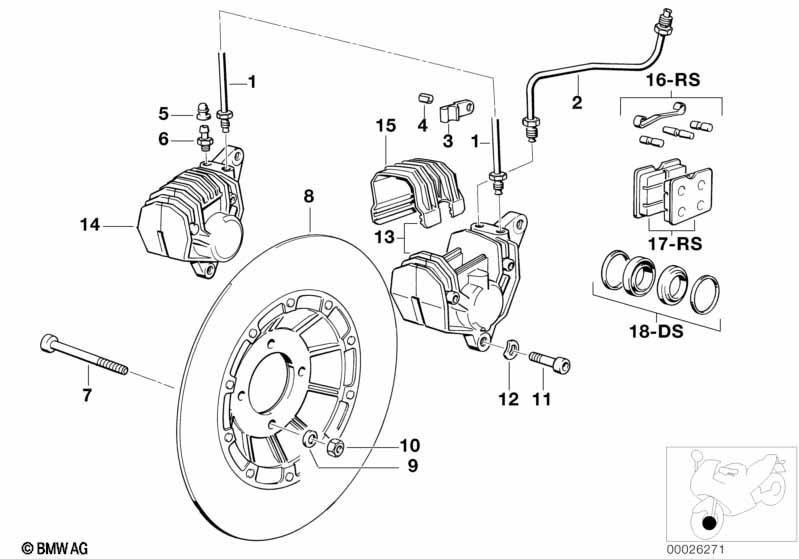 Genuine BMW 34321458290 Brake Pipe (Inc. R 65 RT) | ML Performance UK Car Parts