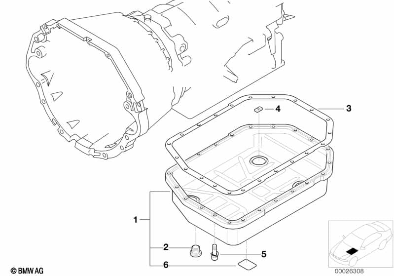 A5S440Z oil pan