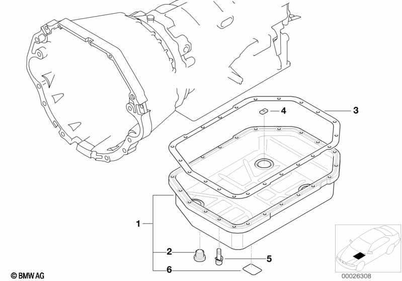 Genuine BMW 24111422676 E38 E52 E39 Gasket (Inc. 735i, 840Ci & 730d) | ML Performance UK Car Parts