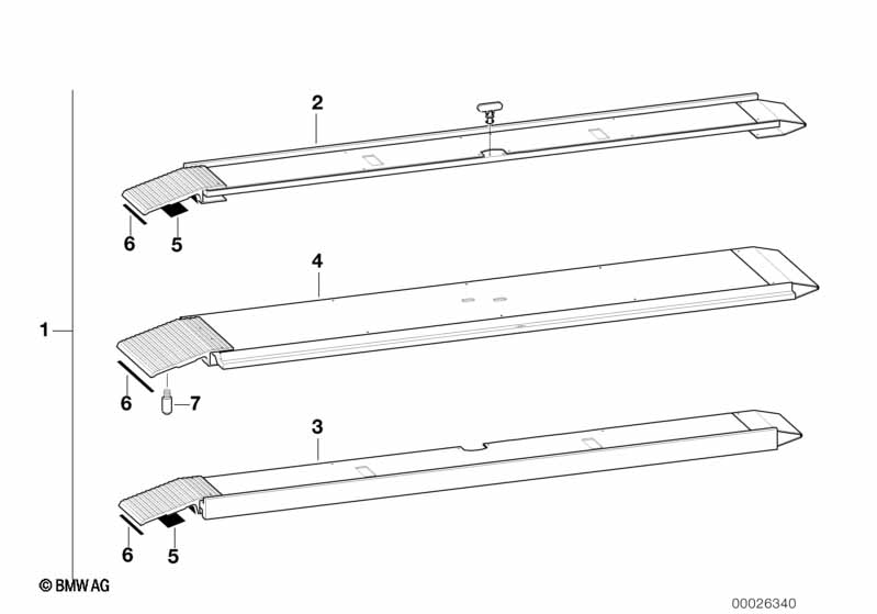 Trailer loading ramp