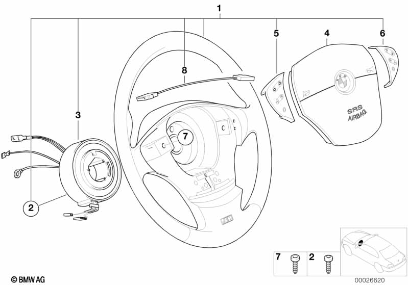M sports strng whl,airbag,multifunction