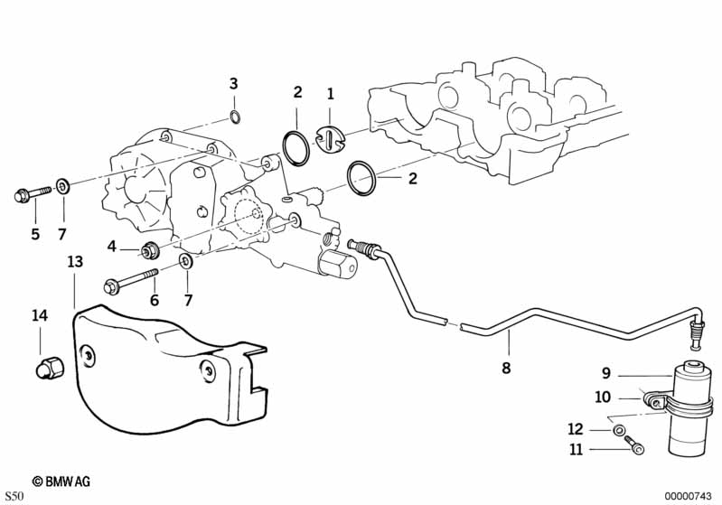 Genuine BMW 11311317124 E36 Pressure Accumulator (Inc. M3 & Z3 M) | ML Performance US Car Parts