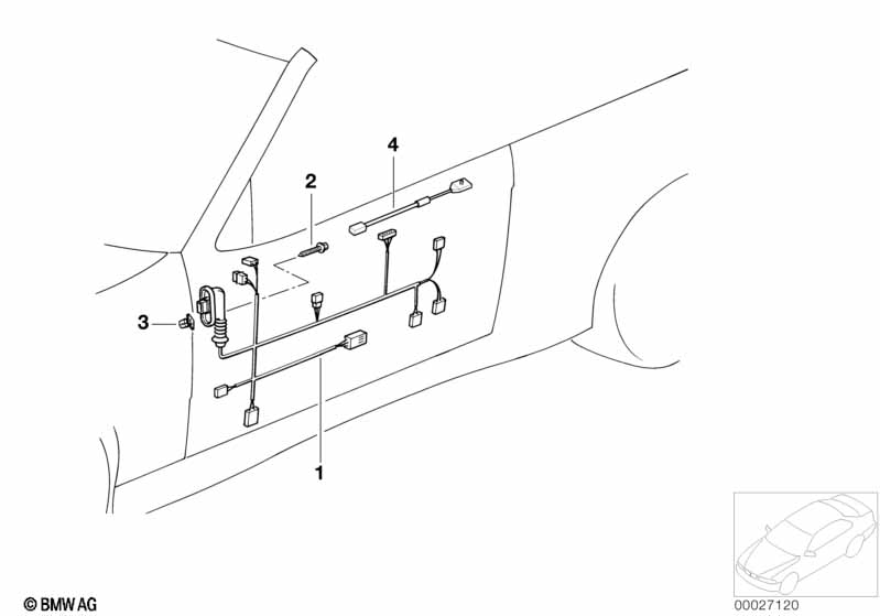 Door cable harnesses