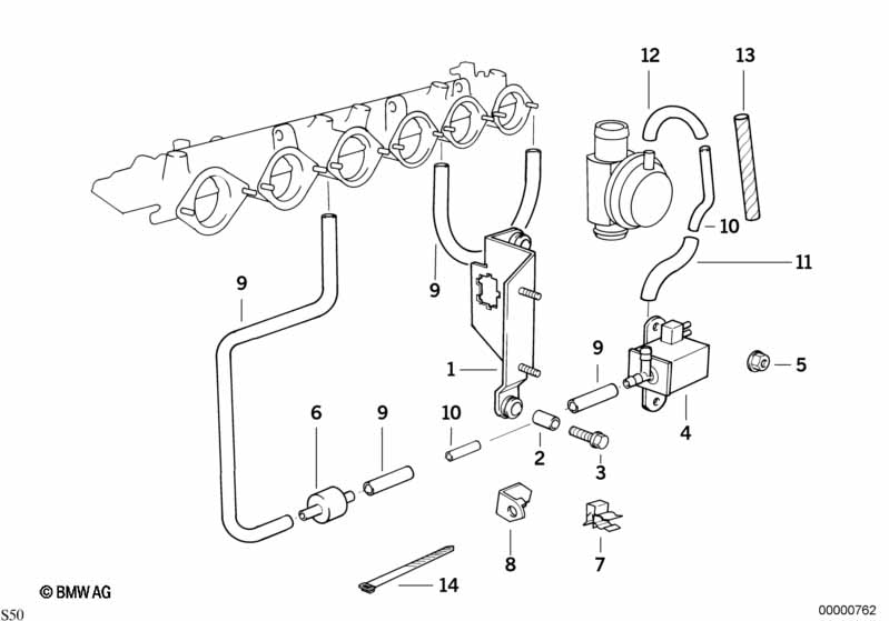 Genuine BMW 11721401770 E36 Holder (Inc. M3 & Z3 M) | ML Performance UK Car Parts