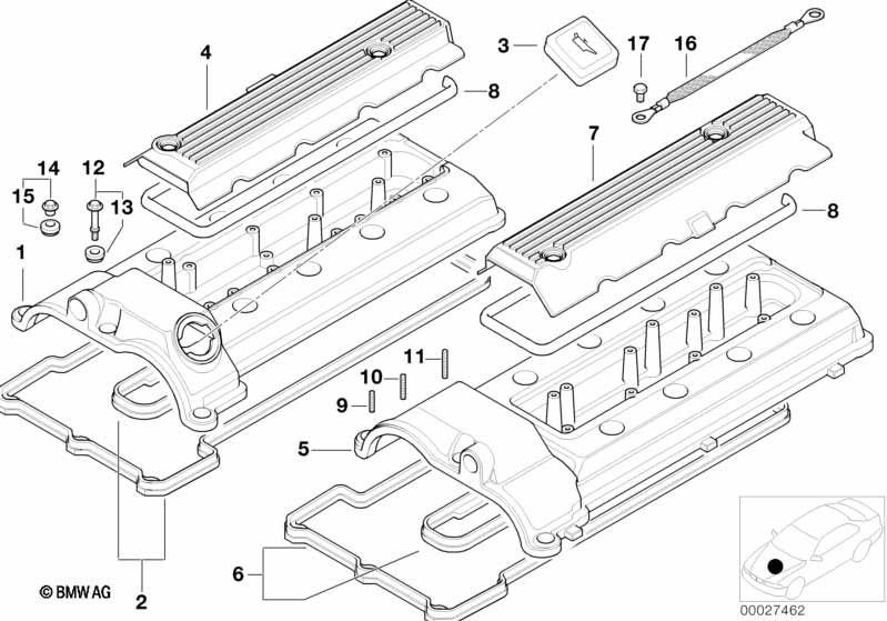 Cylinder head cover