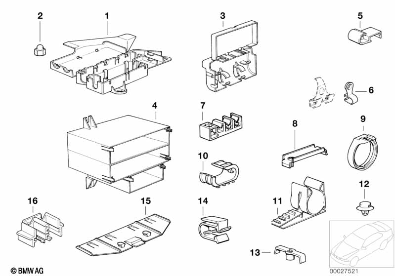 Various wiring connectors