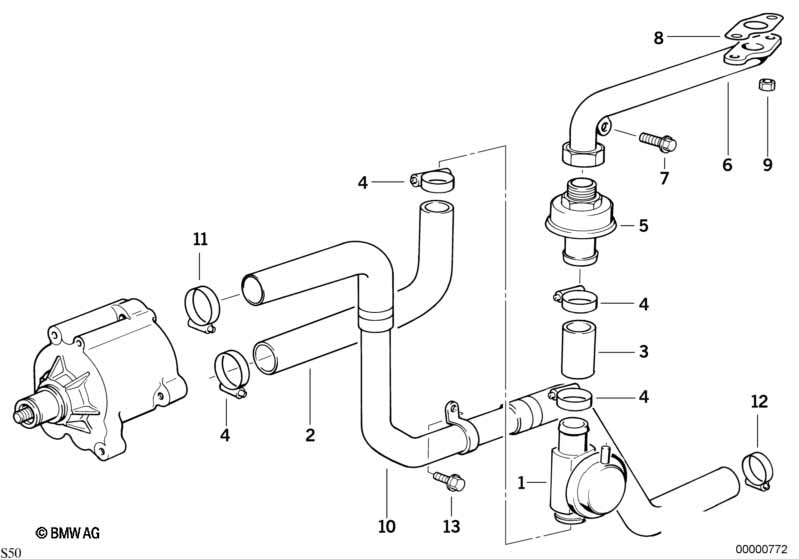 Genuine BMW 11721748022 E36 Non-Return Valve (Inc. M3 & Z3 M) | ML Performance UK Car Parts
