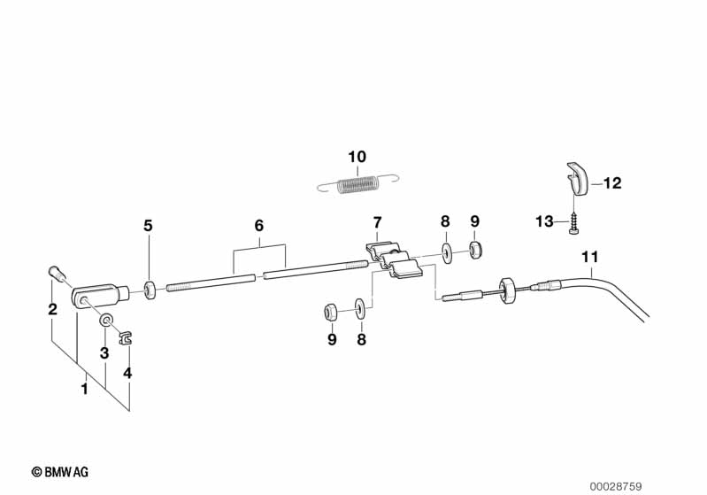 Trailer, indiv. parts, brake pull rods