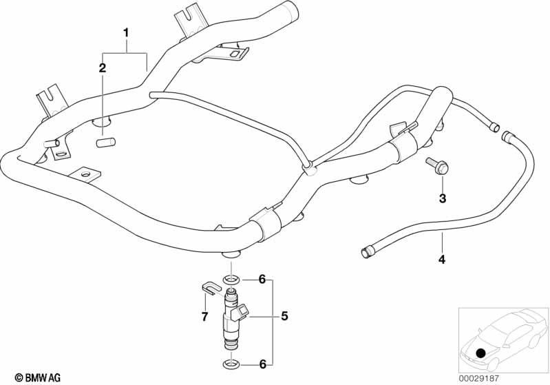 Valves/Pipes of fuel injection system