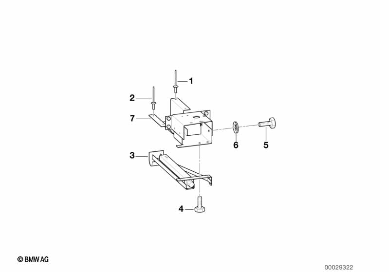 Trailer, individual parts, rear support