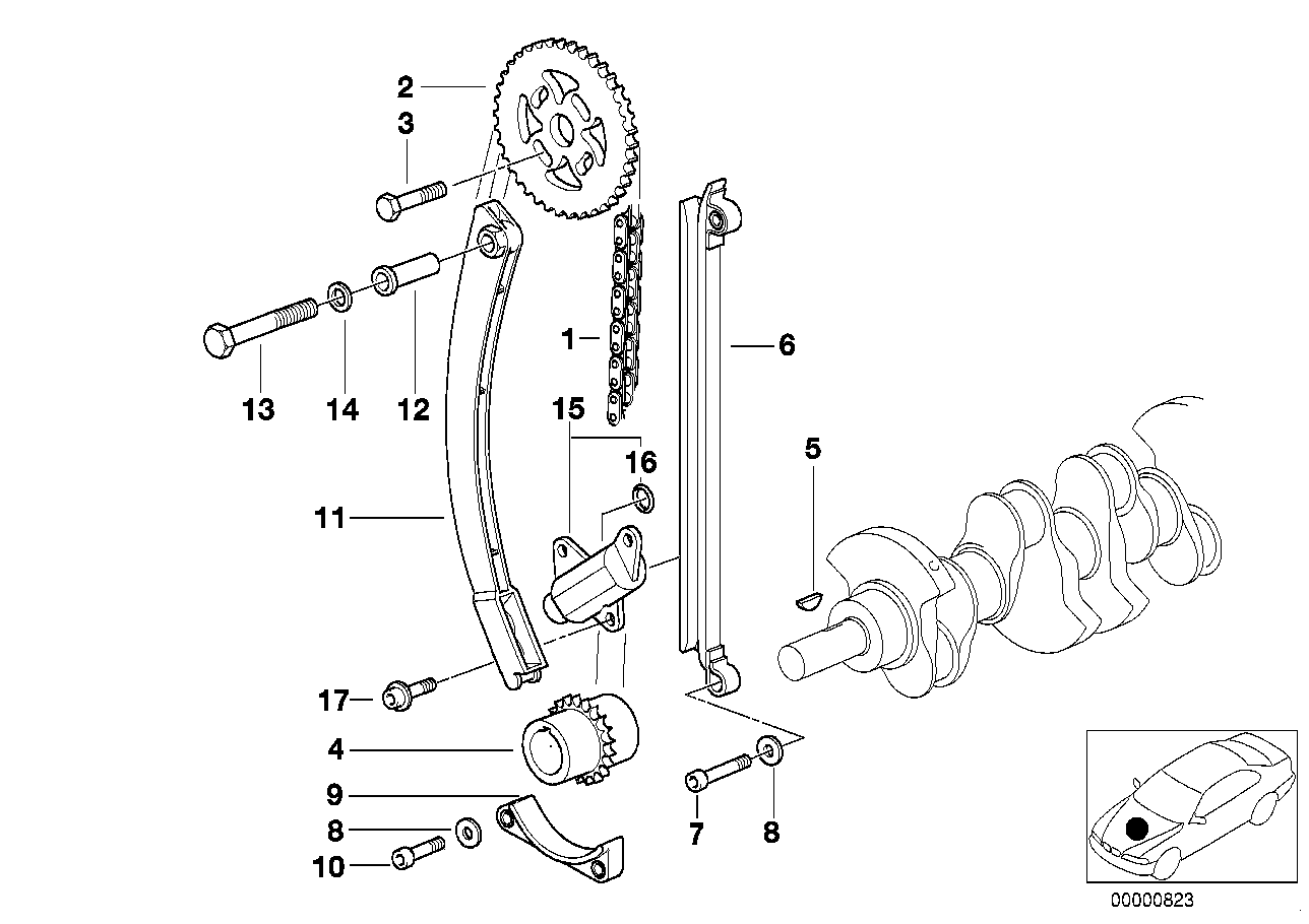 Genuine BMW 11211717913 E46 E34 E36 Sprocket (Inc. Z3 1.8, Z3 1.9 & 316i) | ML Performance UK Car Parts