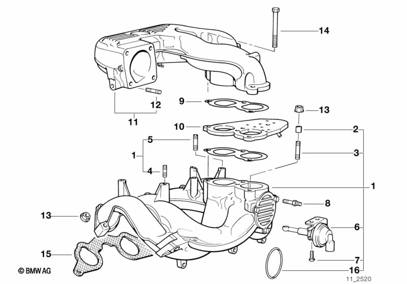 Genuine BMW 11611734472 E36 E34 Vacumm Box (Inc. 518i, 316i & 316i 1.6) | ML Performance UK Car Parts