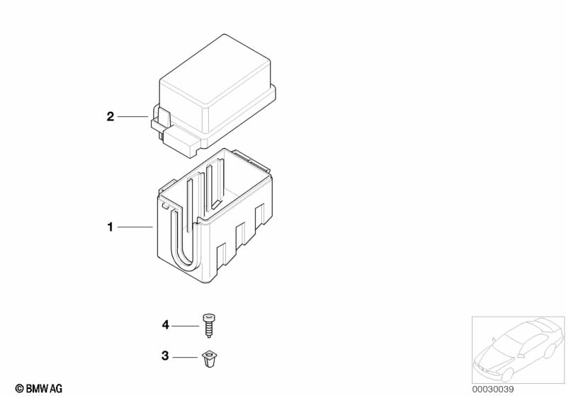 Fuse housing/relay bracket