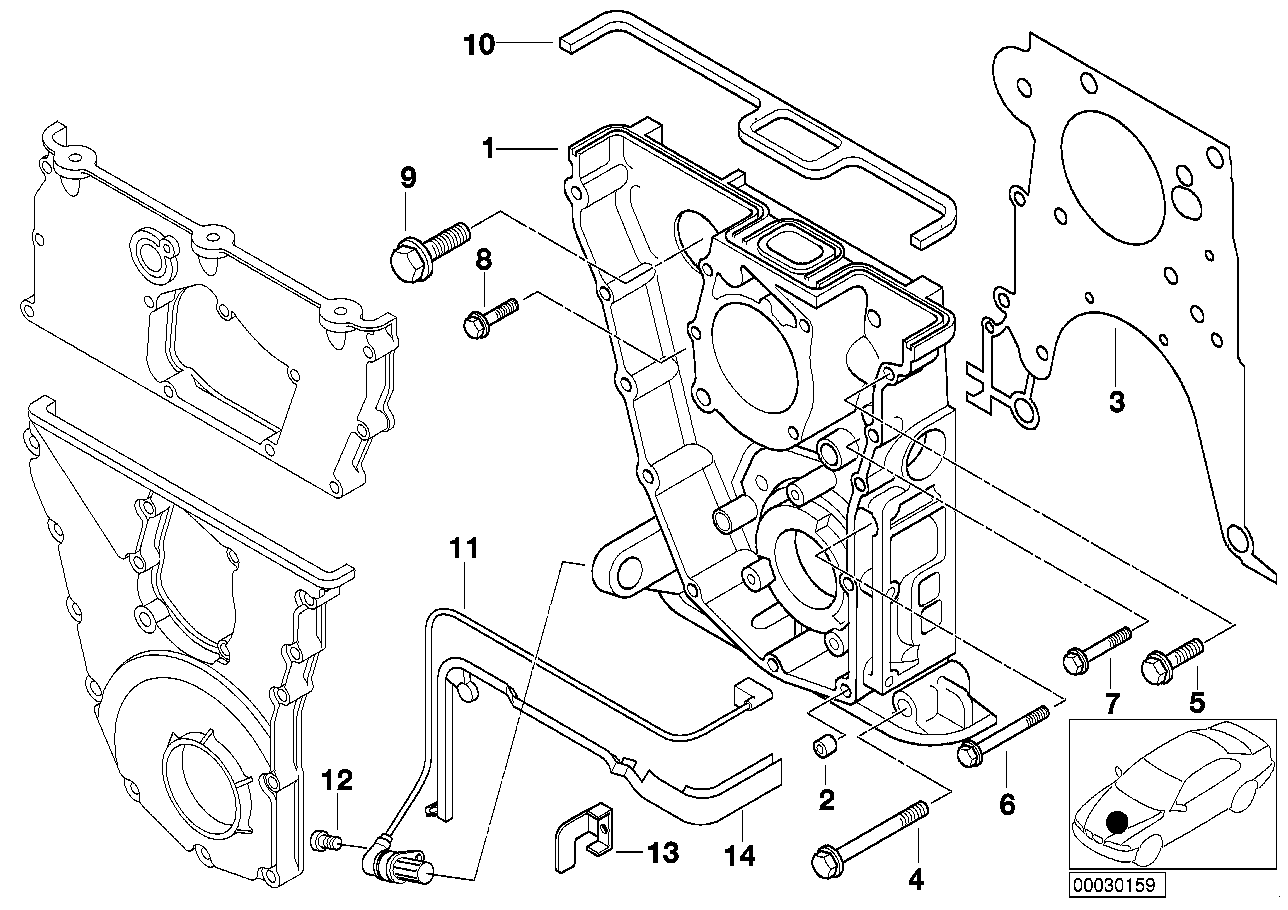 Genuine BMW 11141247849 E30 E36 Profile-Gasket (Inc. 318is, 318ti & E36 320i STC '95) | ML Performance UK Car Parts