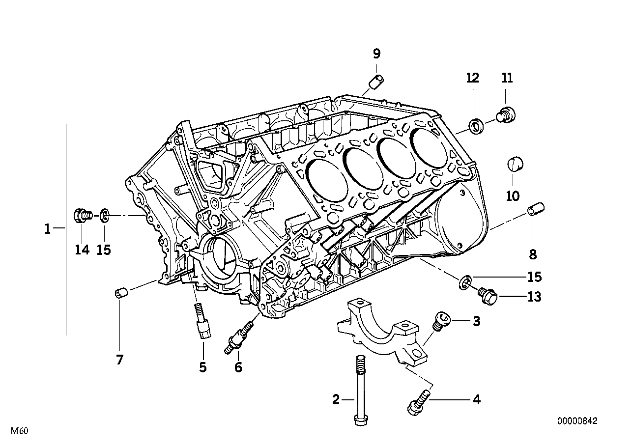 Genuine BMW 11111747403 E31 E39 E52 Spacer (Inc. 840Ci, X5 4.6is & 750iL) | ML Performance UK Car Parts