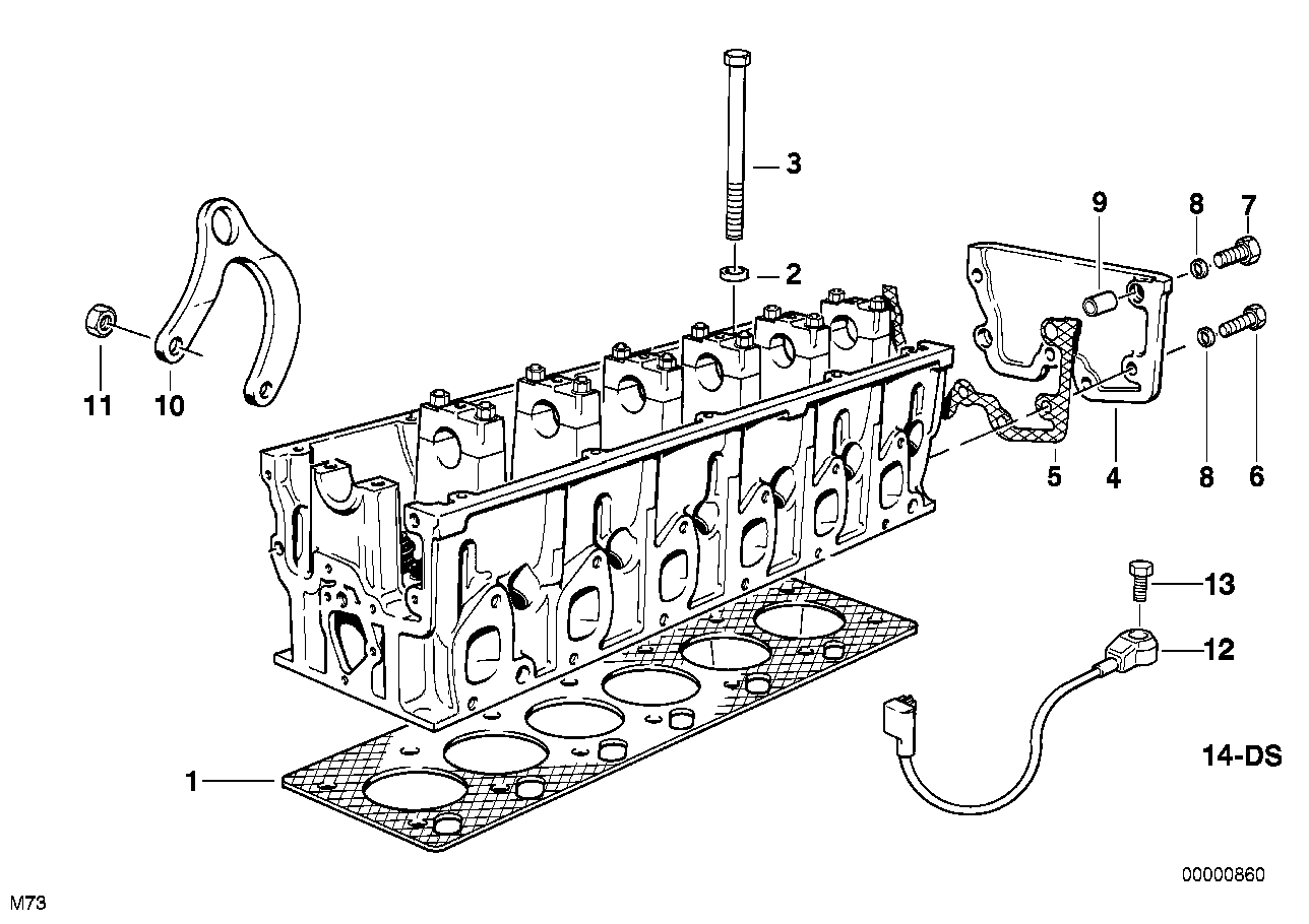 Genuine BMW 11121731578 E32 E31 Cylinder Head Gasket Asbestos-Free 3-LOCH (+0,3mm) (Inc. 850Ci, 750iL & 750i) | ML Performance UK Car Parts