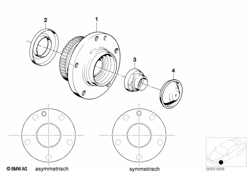 Genuine BMW 31211131266 E31 E32 E34 Dust Protection Collar D=97mm (Inc. 535i) | ML Performance UK Car Parts