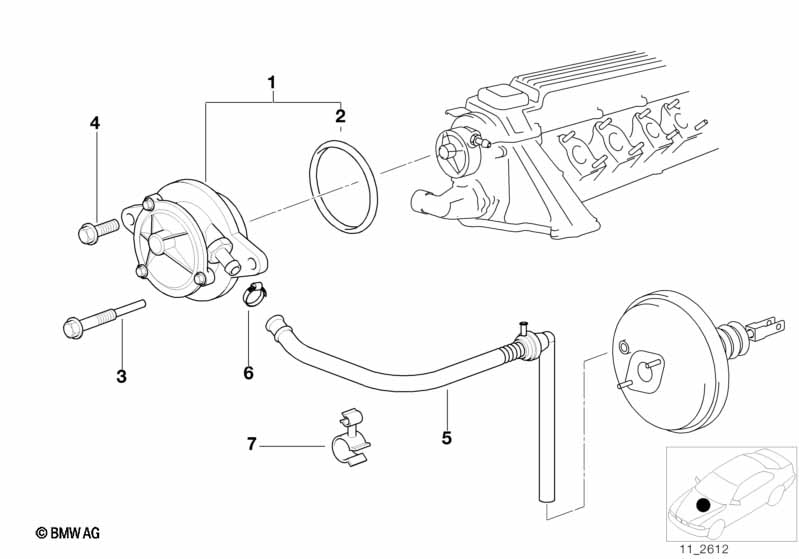 Vacuum pump with tubes